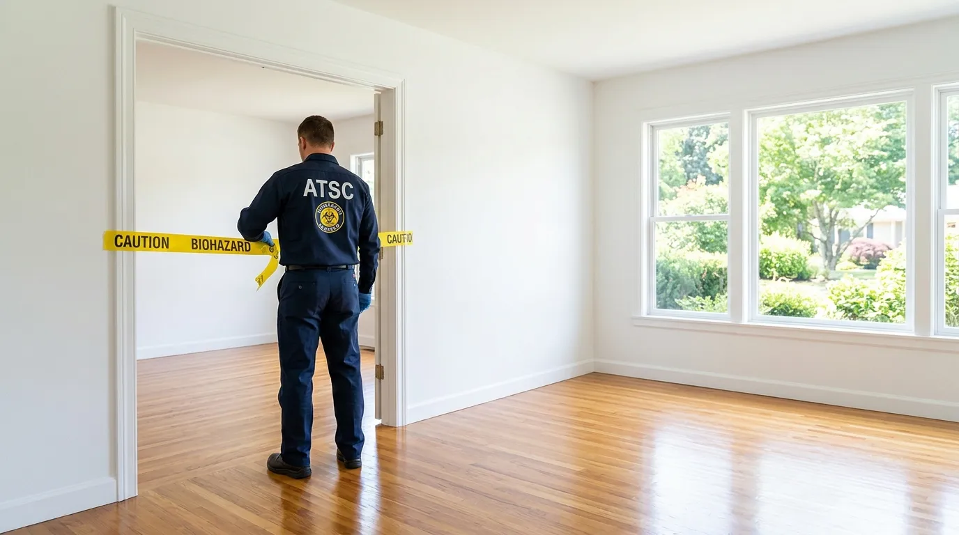 Certified biohazard cleanup crew performing Decomposition Cleanup in Rochester Hills